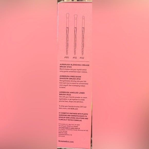 It Cosmetics X Ana Jaks Prismatic Eye Makeup Brush Set Limited Edition - Picture 4 of 7